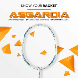 Apacs Asgardia Control (73 grams Ultra Lightweight) Made in Vietnam | Japanese Graphite Unstrung Badminton Racket with Full Cover | G2-4 1/8 inches (White) image 2