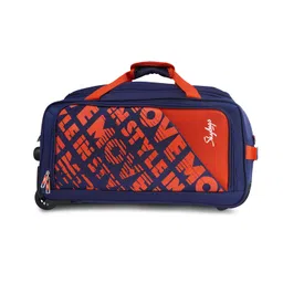 skybags Ortix Polyester Medium Size 73L Stylish Duffle Trolley Bags for Travel with 2 Wheels image 1