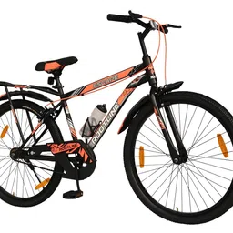 ROOTLINE Escape IBC with Integrated Carrier 26X2.40 Black with Orange (Escape Black) image 2