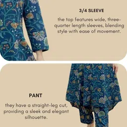 greciilooks Women's Rayon Floral Co-Ord Set image 5