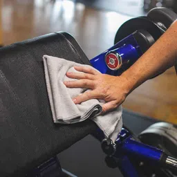 The Rag Company Microfiber Spa and Yoga Towel - Soft and Absorbent Towel for Gym, Spa, Exercise, Hotel, and Resort Use - Dries Fast - 16x27 inches - White, Ice Grey, Black, 6-Pack image 5