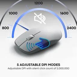 RAPOO 9320M Bluetooth 4.0, 5.0 + 2.4G Wireless Multi-Mode Keyboard Mouse Combo, Aluminum Base, 2400 DPI, 10M Range, Compact White image 5