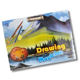 generic Hi Tech Sales,Excellent Quality Examination Pad || Wooden Drawing Board for Kids/Students, Girls & Boys || Stainless Steel Clip, Plain MDF Hard Board Writing Pad(A3 Size) (Green) image 1