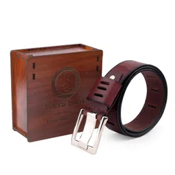 bacca bucci Men's Full Grain Genuine Leather Work Belt for Men - Leather with Double Prong Buckle for Jeans and Heavy Duty Construction image 5