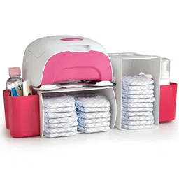 Prince Lionheart 2-in-1 Diaper Depot - Pink image 1