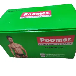 poomer Men's Cotton Brief (Pack of 5) Franco Brief Multicolor image 3