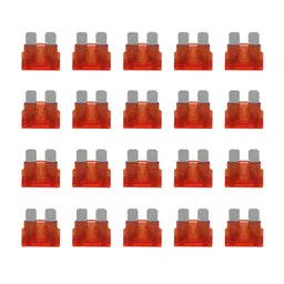 cmerto 20pcs 10A Standard Car Fuses Blade Fuse, 10AMP Automotive Fuses(ATO/APR/ATS), 32V (12/24V) Blade Fuse, Automotive Fuses for RV, SUV, AUTO, Truck, Boat, (10 AMP/32V) image 1