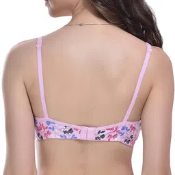 fims - fashion is my style Cotton Bra Non-Padded Non-Wired Bra Floral Print Bra for Women Combo Pack Girls Everyday Bra image 5