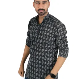ladsloom Mens Short Kurta image 2