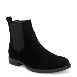 hirel's Men's Suede Outdoor Every Day Chelsea Boots image 1