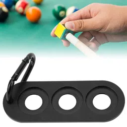 Joint Protector Clip, Pool Stick Joint Protector Holder, Black 8.9cm*3.3cm Easy to Use Stable Training Snooker for Joint Billiard image 4