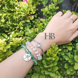 hot and bold Natural Reiki Feng-Shui Healing Crystal Gem Stone Triple Protection Beads Bracelets.Orignal. Natural Stone Triple Protect For Unisex Adult image 5