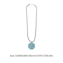 Hemobllo Electronic Pocket Watch, Multi-Function Necklace Watch for Nurses, Timing, Sports, Students - Unisex, Sky-blue, 33X4CM, fashion image 5