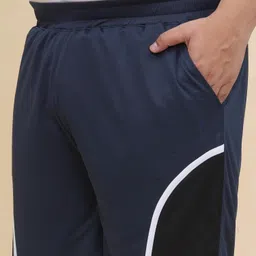 john pride Plus Size Men Knee Length Blue Stretchable Shorts (JPSOY13031_Blue) image 4