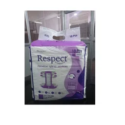 generic Respect Adult Unisex Diaper XXL Waist Size- 127-173 cm Pack of 10 (100 Count) image 2