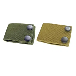 MERISHOPP 2X Nylon Duty Belt Buckle Fixing Wide Belt Outdoor Green Khaki image 2