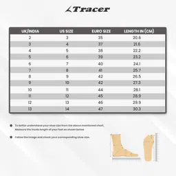 tracer Tennis/Badminton Shoes for Men's Stylish & Comfortable, Lightweight & Breathable Footwear, PU, Lace Up Closure, Shoe for Sports, Playground, Size - 6 to 12 UK image 3