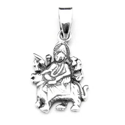 lbv la belle vie 925 Sterling Silver Pendant Women/Girls/Men in Rhodium Plated/Oxidised image 1