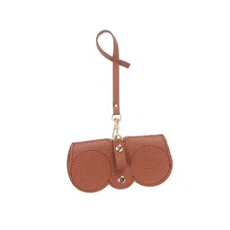 club bollywood Sunglasses Bag Holder Trendy Eyeglasses Storage Box for Street Camping Brown | Vision Care | Eyeglass Cases image 3