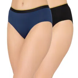 bummer Women's Solid Micro Modal Hipsters Panties | Soft & Breathable Underwear | Combo Pack of 2 image 1