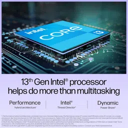 HP Laptop 15, Intel® Core™ i3-1315U, 8GB DDR4 Ram,512GB SSD,Intel UHD Graphics, Windows 11 + MS Office'2021, Dual Speakers,15.6-inch(39.6 cm),FHD, Matt Silver,1.59 kg,15-fd0129TU image 2