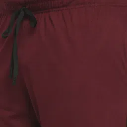 vaishvik Mens Plus Size Shorts - Burgundy image 4