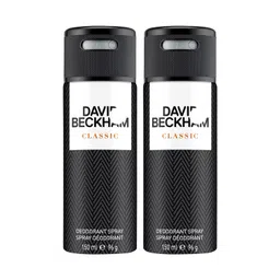 David Beckham Classic Deodorant Spray 150ml (Pack of 2) image 1