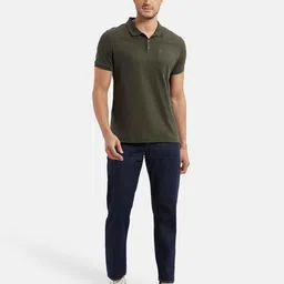 jockey 3913 Men's Super Combed Cotton Rich Solid Half Sleeve Regular Fit Polo T-Shirt with Chest Pocket image 4