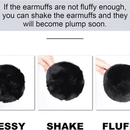 ablue clipper Earmuffs - Soft & Warm Winter Ear Muffs for Women, Girls - Foldable, Furry Fleece Ear Warmers - Outdoor Cold Protection Ear Covers, Headband Style, Ideal for Running, Cycling & Biking image 4