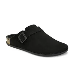 aadi Men's Synthetic Leather Half Open Backless Comfortable Classy Clogs Slip On Casual Shoes Mules image 1