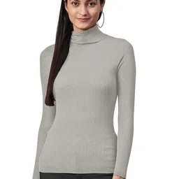 lovo Women's Woollen Warm Full Sleeves High Neck/Inner/Skivvy for Winters Pack of 5 image 5