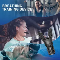 VARENYYA Breathing Trainer, Exercise Trainer with Resistance Adjustable, Easy to Clean and Use, Improve Strength and Endurance, Lung Capacity Exercise Device, Respiratory Muscle Trainer, Sports Breathing Fitness Equipment for Men and Women image 4