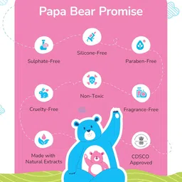 Papa Bear Evergreen Baby Body Yogurt – Mango Butter, Oatmeal, Honey – Nourishing & Soothing Lotion for Sensitive Skin – Quick Absorption – Dermatologically Tested & Non-Irritant (100g) image 5