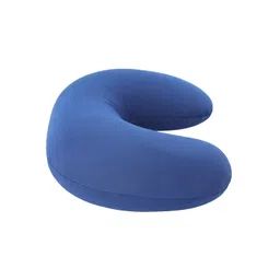 Samsonite Comfortable 3 in1 Microbead Travel Pillow/Neck Pillow for Travel in Flight/Aeroplane for Men & Women, Navy Blue image 5