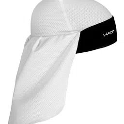 halo headband Solar Sun-Protective Skull Cap & Tail, One Size image 1