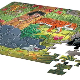 Frank The Jungle Book Jigsaw Puzzle (60 Pieces) for Kids Above 5+ Years - Fun & Challenging Brain Booster Games - Educational Puzzle for Focus and Memory -33320 image 4