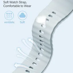 VEMIGON Sport Band Compatible With Samsung Galaxy Watch 7 Band 40mm 44mm (2024), No Gap Soft Silicone Waterproof Strap with Decorative Woven Line for Galaxy Watch 6 5 4 40mm 44mm (Watch Not Included) image 4