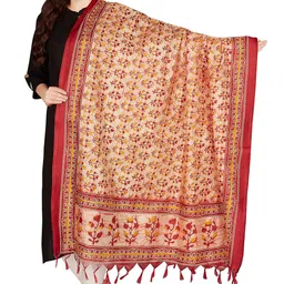 rani saahiba Women's Art Silk Printed Dupatta image 1