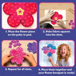 Skillmatics Poke-in Art - Flower Bouquet, Mess-Free Fun for Kids, DIY Craft Kits, Creative Activity, Gifts for Girls & Boys Ages 4, 5, 6, 7, 8, 9 image 4