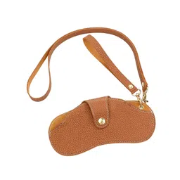 club bollywood BNF®4xSunglasses Case Fashion Portable Carrying Organizer for Camping Travel Beach Brown|Health & Beauty | Vision Care | Eyeglass Cases image 5