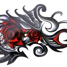 the canvas arts The Canvas Arts3D Waterproof Temporary Thighs Tattoo for Men and Women, 21 x 15 cm image 3
