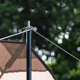 BNF® 3xPortable Solid Tarp Poles 220cm Backpacking Canopy Awning Tent Rod 5-Section|Sporting Goods | Outdoor Sports | Camping & Hiking image 4