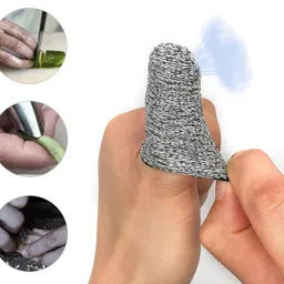 Supvox® 10pcs Gardening Finger Cots Cut Resistant Finger Protector Sleeves, Finger Covers Finger Protector Safe Finger Guards Finger Clots for Kitchen, Pruning, Planting image 3