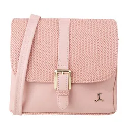 mochi Women Pink Flap Over Sling (66-7153) image 1