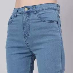 kotty Womens Cotton Lycra Blend Bootleg Fit High Rise Jeans image 4