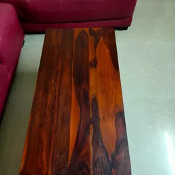 Jdav Center Table Solide Wood Coffee Table with Natural Finish image 4