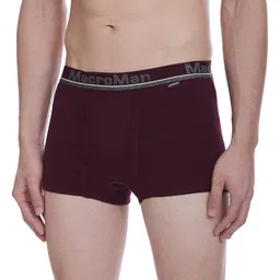 macroman Regular Fit Solid Trunk for Men | 100% Cotton Fabric | Outer Elastic | Pack of 3 image 2