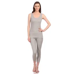 neva Women's Milange Grey Cotton Thermal image 5