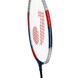 Jaspo Cosmo EZ 100 NANOTECH with Faether Shuttle Pack (2 Racquets + 5 Feather Shuttles + Bag) (Red) image 3