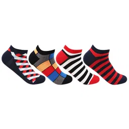 bonjour Men's Secret -Length Bold Socks -Pack Of 4 image 1